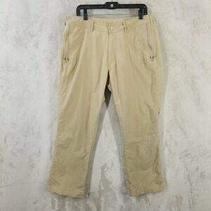 Clothing Arts Pants Men 34x25.5 Tan Pick Pocket Proof Stretch Adventure Travel